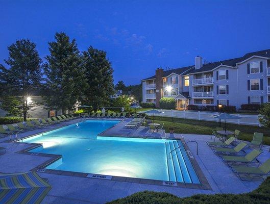 Pool at Night