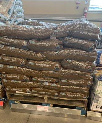 rubber mulch for under $6 each!