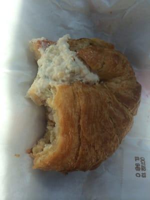 Croissant is great, chkn salad not so much