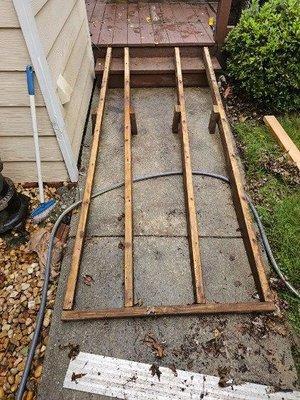 Ramp rebuild.