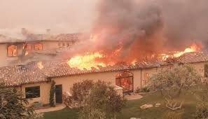 Check screened vents and clean gutters.  Horrific fires burn so hot they can explode nearby homes, and send hot embers long distances.