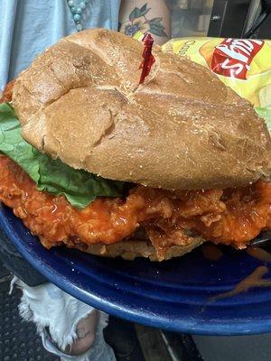 Buffalo chicken sandwich