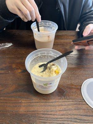 chocolate pb bowl and mango Protein Bowls