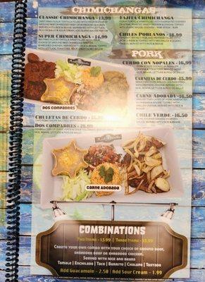 Page 8. Might be a repeat or 2 but i saw before i posted menu pics were 3 or 5 years old