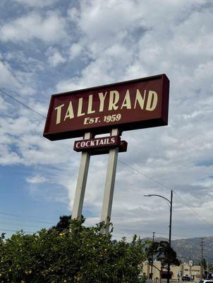 Tallyrand sign