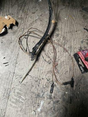 more burnt wires