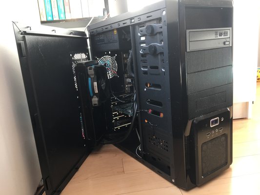 A custom-built PC I recently put together for a customer.