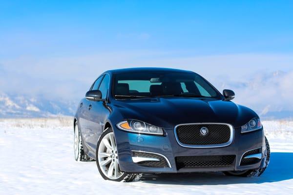 Winter with an All Wheel Drive Jaguar XF