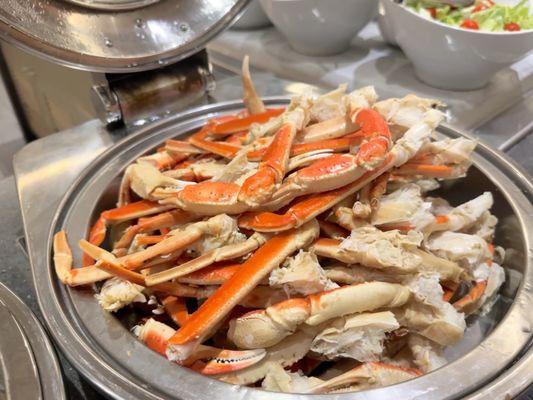 Don't forget to serve yourself some melted butter for these meaty Crab Legs