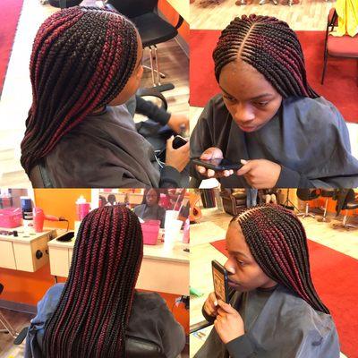 Layer braids by cocos African hairbraiding