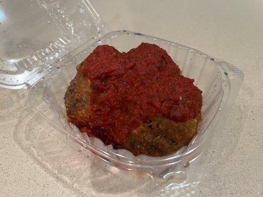 Homemade Italian Meatballs Side