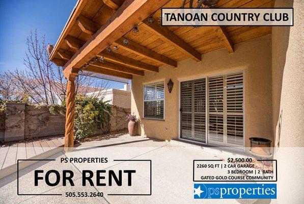 Amazing Tanoan Rental