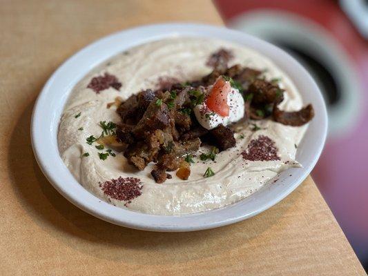 Hummus & Meat Plate (gyro)