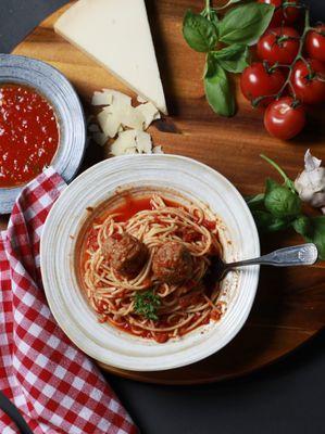 Spaghetti meatballs