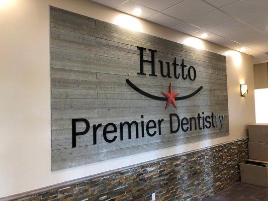 Wall decal for Hutto Premier Dentistry