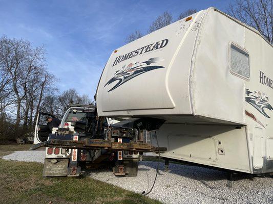 No this is in the jackknife this is intention Why because the tenant wants a camper in the spot  Hartford aims to please