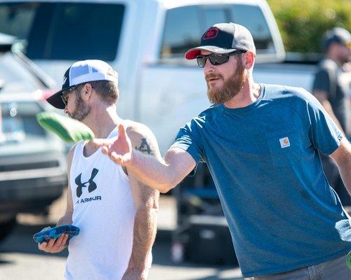 Cornhole Tournament - Hot Rod Pit Party Charity Fundraiser - Star Body Works - Grants Pass, OR (Photo by Stone Parrish Photography)