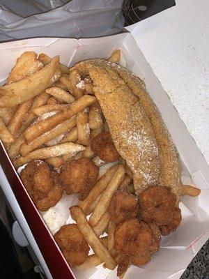 Catfish Fillets shrimp combo