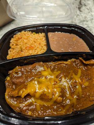 Cheese enchiladas... excellent