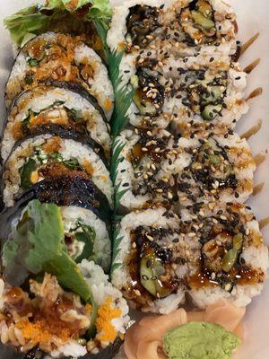 Spider Roll Unagi Temaki