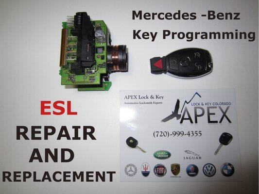 Mercedes Benz car key replacement.