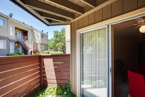 Outdoor private patio