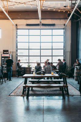 Taproom seating