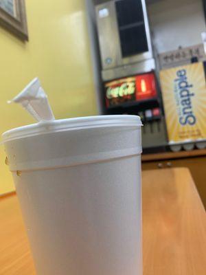 Classic white cup