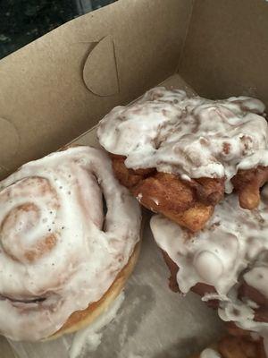 Cinnamon Roll and Fritters