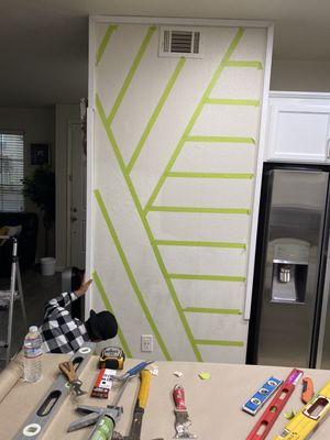 One of my costumes asked me to make a batten accent wall