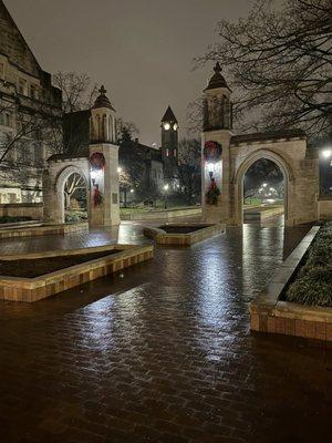 Sample Gates at night