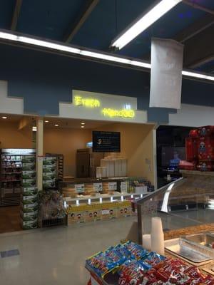 Fresh Mandoo is inside the Hankook Supermarket