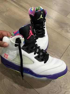 Jordan 5s (Fresh Prince, super rare)