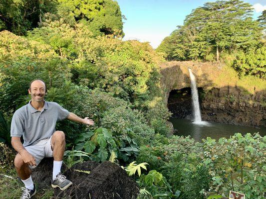 Enjoying my time here at Rainbow Falls.