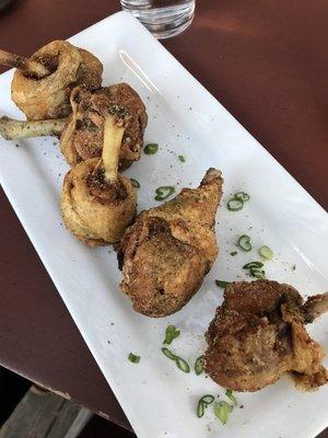 Chicken Lollipops and Pretzel Bites