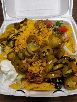 Taco Salad (Extra Jalepenos).