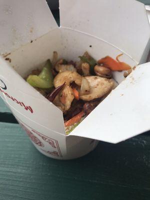 #25 - Cashew Chicken - got it extra spicy, enjoyed it, also comes with rice