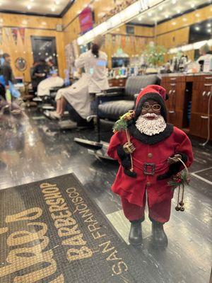 Tiny santa greeter