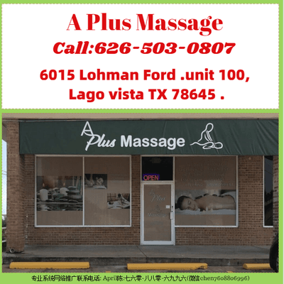 A Plus Massage in Lago vista TX Call:626-503-0807