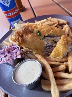 Here's our new Fish & Chips & a @schillingbeerco ALEXANDR.