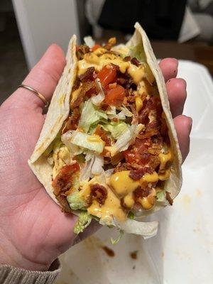 Chipotle Chicken Bacon Ranch Taco