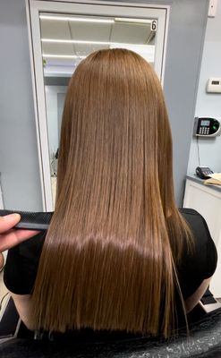 Hair straightening (fixed frizz hair)