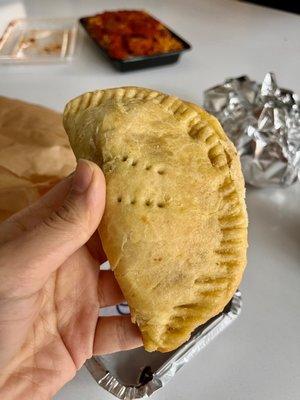 Meat pie! Very interesting spices