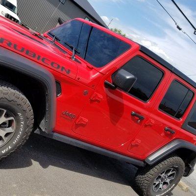 Jeeps stand tall with tint.