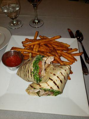 Grilled chicken wrap