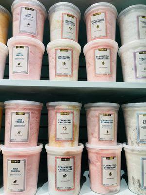 Sooooo many gourmet cotton candy flavors ($8.95 each)