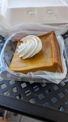 Pumpkin pie bar (not very good)