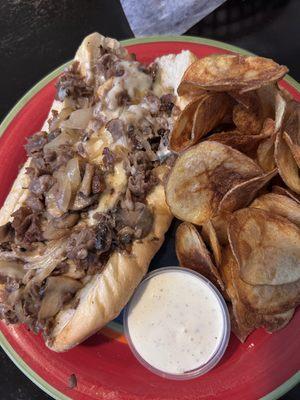 Philly Cheesesteak House made chips