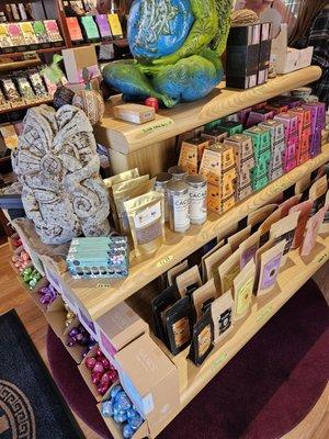 More chocolate, teas, and a variety of goodies