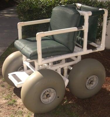 Be sure to reserve a beach wheelchair to rent while you hit the beach.